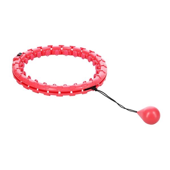 Picture of Vingrošanas aplis ar atsvaru FH01 RED HULA HOOP WITH WEIGHT