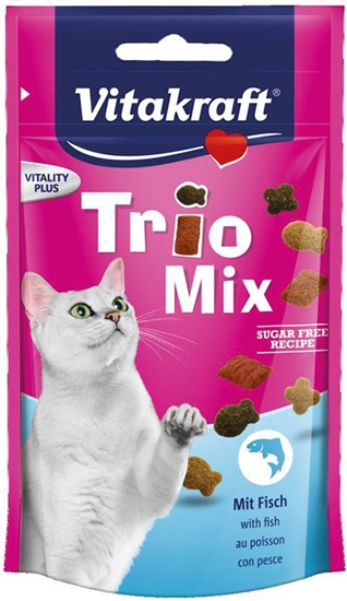 Picture of Vitakraft KOT 60g TRIO MIX RYBNY