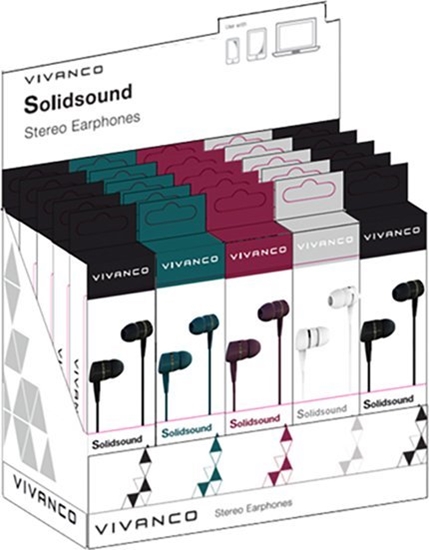 Изображение Vivanco earphones Solidsound 4 (38900)