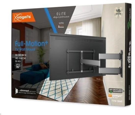 Picture of Vogel's TVM 5845 Full-Motion  55" - 100"  melna - Sienas stiprinajums televizoriem