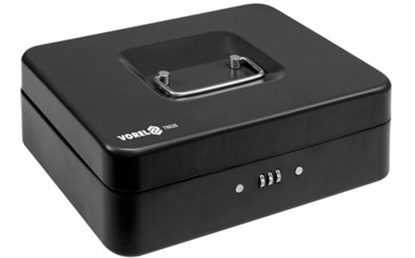 Picture of Vorel Kasetka na pienidze czarna szyfr 250x180x90mm (78628)