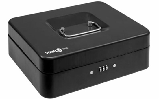 Picture of Vorel Kasetka na pienidze czarna szyfr 250x180x90mm (78628)