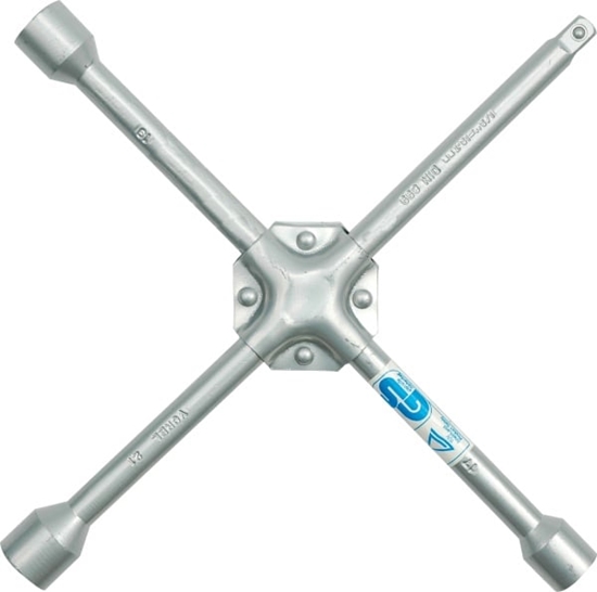 Изображение Vorel Klucz krzyakowy do kó wzmocniony 17x19x21mm 1/2" 57020