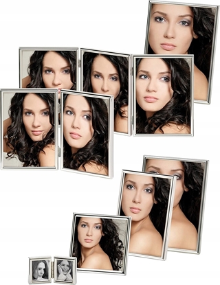 Изображение Walther Chloe silver 3x13x18 Portrait Triple Frame     WD338S