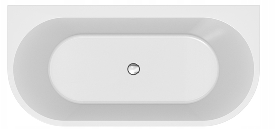 Picture of Wanna Cersanit (wanny wolnostojce) Wanna wolnostojca przycienna CREA (170x83) (S301-301)