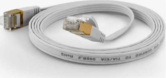 Изображение Wantec Wantec Patchkabel FTP CAT6 q=1,6x6,5mm 2,00m weiß