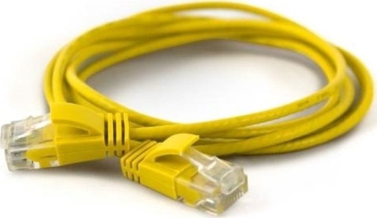Picture of Wantec Wantec wW Patch Cable CAT6A (about 2,8mm) UTP yellow 1,0m (7285)