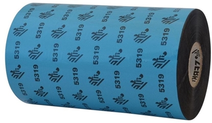 Attēls no Wax Ribbon, 89mmx450m (3.5inx1476ft), 5319; Performance, 25mm (1in) core, 6/box