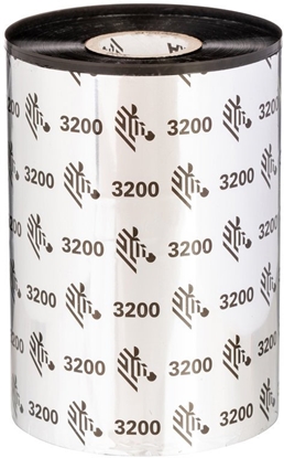 Attēls no Wax/Resin Ribbon, 110mmx300m, 3200; High Performance, 25mm core, with notches for GT800 printer, 12/box