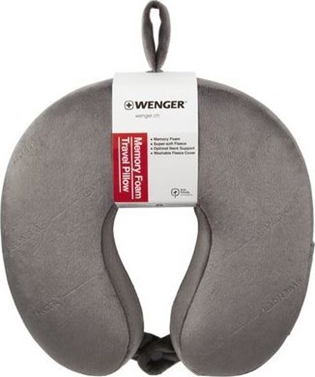Изображение Wenger WENGER Neck Pillow Memory Foam Travel Pillow grey