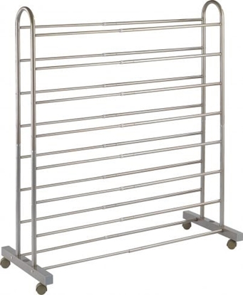 Picture of Wenko stojak na buty Giant 67-116 x 125,5 x 43 cm stal nierdzewna srebrna
