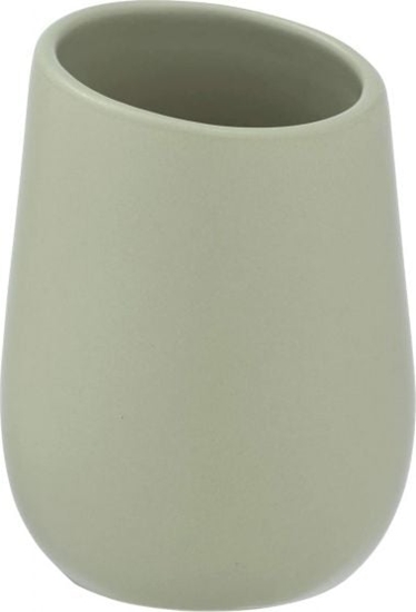 Picture of Wenko uchwyt na szczoteczk do zbów Badi8 x 11 cm ceramiczny zielony