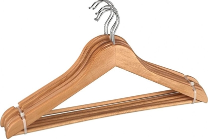 Picture of Wenko wieszaki na ubrania Eco45 x 23,5 cm drewno naturalne 5 sztuk