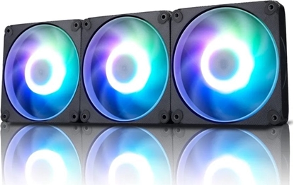 Picture of Wentylator Aigo InWin AM120S RGB PWM Lüfter 3er Pack - 120mm, schwarz