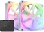 Attēls no Wentylator Nzxt F140 RGB 2-pack + Hub (RF-R14SF-W1)