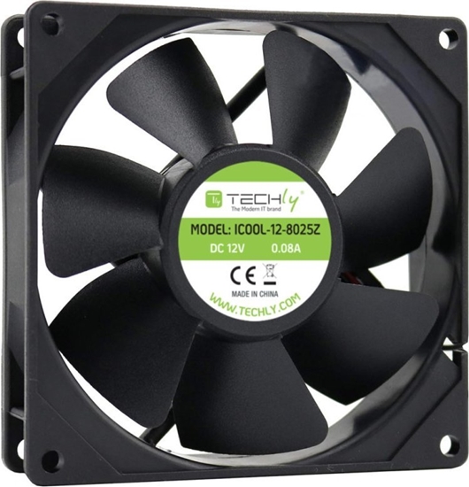 Picture of Wentylator Techly 80x80x25 12V (ICOOL-12-8025Z)
