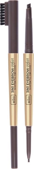 Picture of Wibo WIBO_Eyebrow Stylist 3 in 1 kredka do brwi ze szczoteczk Dark Brown 2