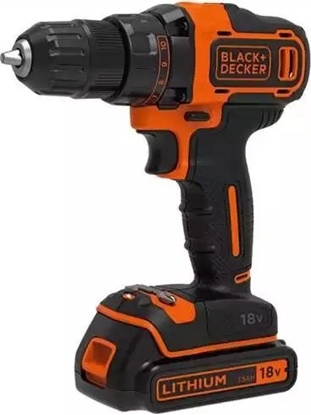 Picture of Wiertarka Black+Decker BLACK+DECKER WKRTARKA 18V BDCDD186B 40Nm 2x1,5Ah