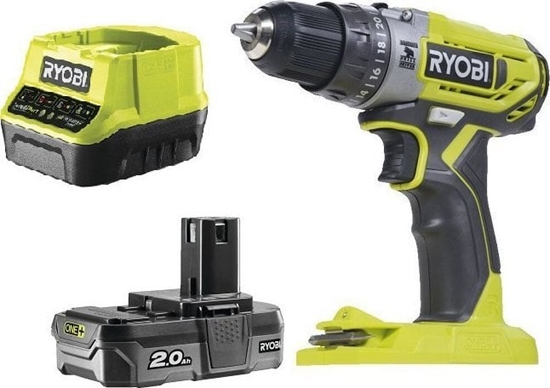 Picture of Wiertarko-wkrtarka Ryobi AKU. WIERTARKO-WKRÄTARKA UDAR. R18PD2-120B 18V 1*2.0AH ONE+