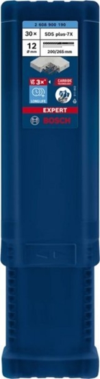 Picture of Wierto Bosch Bosch Expert hammer drill bit SDS-plus-7X,  12mm, 30 pieces (working length 200mm)