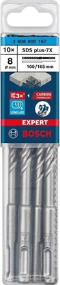 Изображение Wierto Bosch Bosch Powertools SDS plus-7X 8x100x165mm 10pcs - 2608900167 EXPERT RANGE