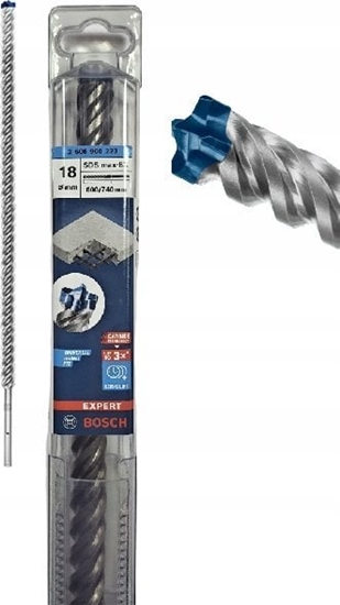 Изображение Wierto Bosch WIERTLO SDS MAX FI 18,00  600/740MM HM Z-4 8X EXPERT