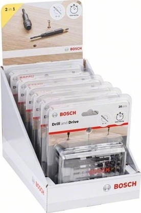 Attēls no Wierto Bosch ZESTAW KOCÓWEK WKRCAJCYCH + WIERTA 20SZT.