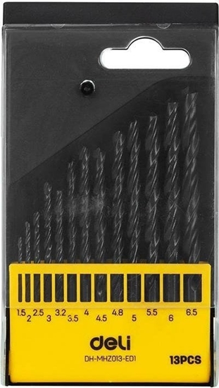 Picture of Wierto Deli Zestaw wierte HSS Deli Tools EDH-MHZ013-ED1