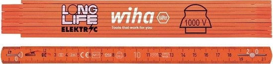 Picture of Wiha Elektriker Gliedermaßstab Longlife 2 m metrisch