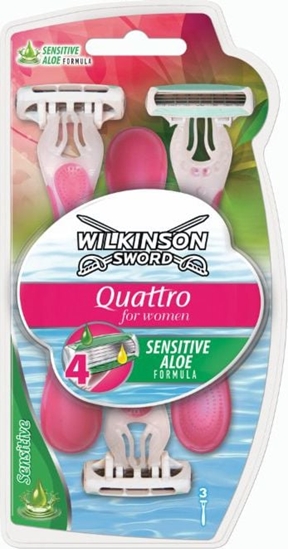 Picture of Wilkinson  QUATTRO BEAUTY SENSITIVE 3 SZT.