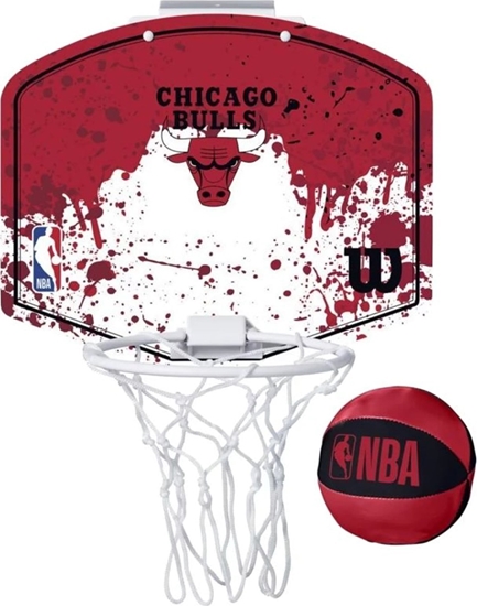 Picture of Wilson Wilson NBA Team Chicago Bulls Mini Hoop WTBA1302CHI Czerwone One size