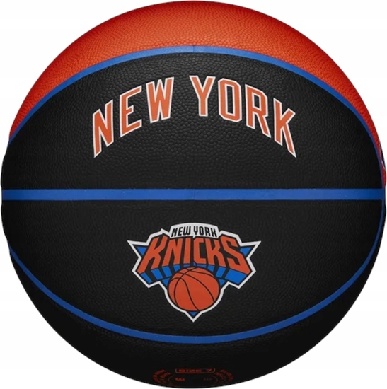 Изображение Wilson Wilson NBA Team City Collector New York Knicks Ball WZ4016420ID Czarne 7