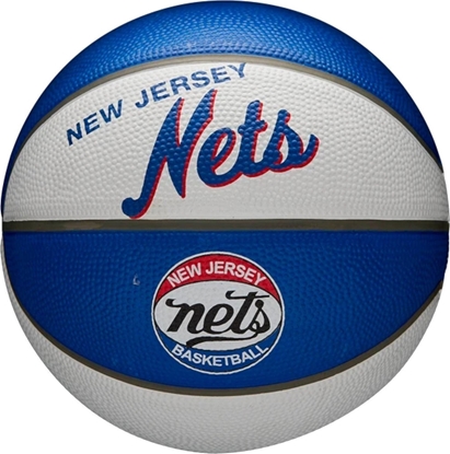 Picture of Wilson Wilson NBA Team Retro Brooklyn Nets Mini Ball WTB3200XBBRO Niebieskie 3