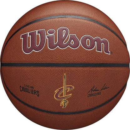 Picture of Wilson Wilson Team Alliance Cleveland Cavaliers Ball WTB3100XBCLE Brzowe 7