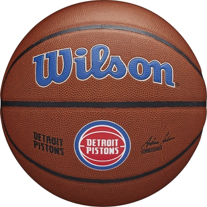 Picture of Wilson Wilson Team Alliance Detroit Pistons Ball WTB3100XBDET Brzowe 7