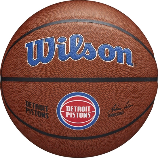 Picture of Wilson Wilson Team Alliance Detroit Pistons Ball WTB3100XBDET Brzowe 7