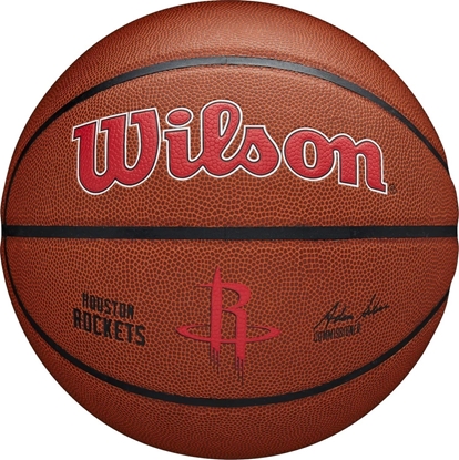 Picture of Wilson Wilson Team Alliance Houston Rockets Ball WTB3100XBHOU Brzowe 7