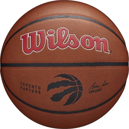Picture of Wilson Wilson Team Alliance Toronto Raptors Ball WTB3100XBTOR Brzowe 7