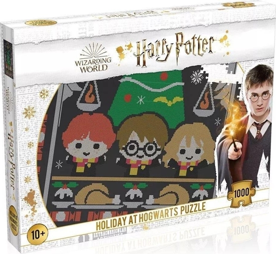 Picture of Winning Moves Puzzle 1000 Harry Potter Christmas Jumper 1