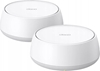 Picture of Wireless Router|TP-LINK|Wireless Router|2-pack|3600 Mbps|Mesh|LAN \ WAN ports 2|Number of antennas 4|DECOBE25(2-PACK)