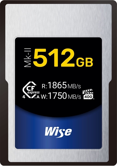 Picture of Wise CFexpress 4.0 Type A Mk-II 512GB             WI-CFX4-A512M2