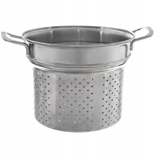 Picture of Wkad do gotowania makaronu stalowy 24 cm ANETT 8 l