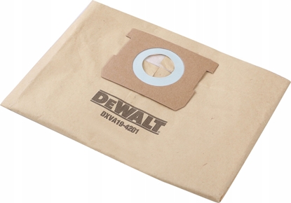 Изображение Worek do odkurzacza Dewalt Worki papierowe 23-38L, do odkurzaczy DXV, [AT-DXVA19-4201] 3szt.