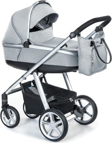 Picture of Wózek Espiro Wózek 2w1 Espiro NEXT 2.1 07 MELANGE GRAY CENTER GEL