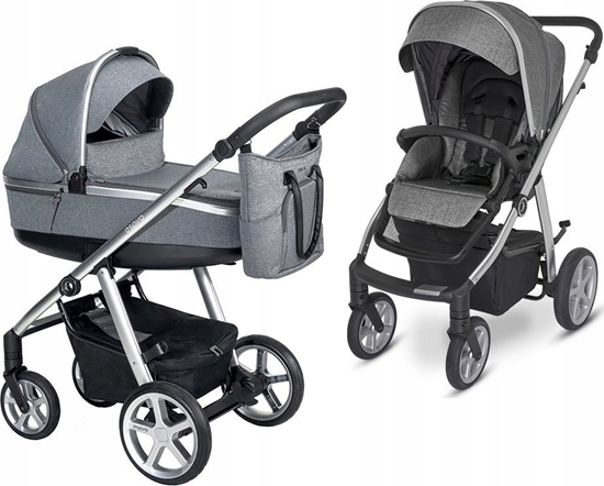 Picture of Wózek Espiro WÓZEK ESPIRO NEXT UP 17 MELANGE GRAPHITE STREET GEL