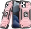 Attēls no Wozinsky Apple iPhone 13 rose Ring Armor Case Kickstand Tough Rugged Cover Pink