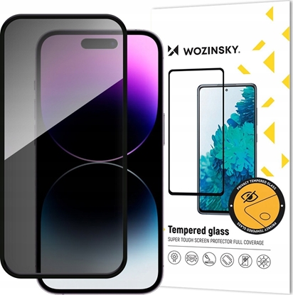 Изображение Wozinsky Szko hartowane Wozinsky Privacy Glass prywatyzujce z filtrem anti-spy na iPhone 16 Plus