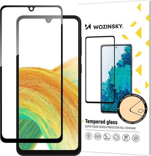 Picture of Wozinsky Wozinsky Full Glue Tempered Glass szko hartowane do Samsung Galaxy A34 5G 9H na cay ekran z czarn ramk