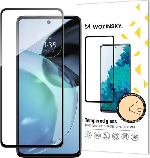Изображение Wozinsky Wozinsky Full Glue Tempered Glass szko hartowane Motorola Moto G72 9H na cay ekran z czarn ramk