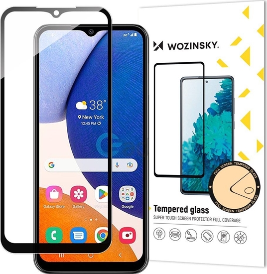Picture of Wozinsky Wozinsky Full Glue Tempered Glass szko hartowane Samsung Galaxy A14 5G 9H na cay ekran z czarn ramk